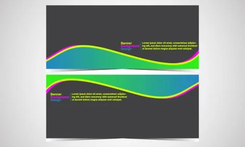 Vector abstract geometric design banner web template. Unique design. Vector i Stock Illustration