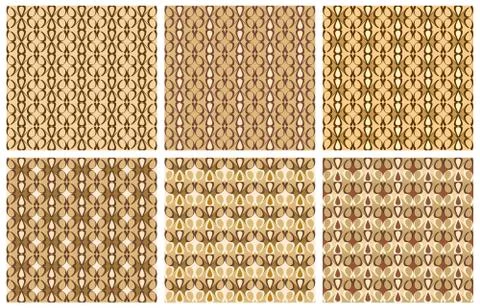 Vector abstract geometric elements backgrounds set 스톡 일러스트