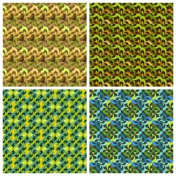 Vector abstract geometric elements patterns set Stockillustratie