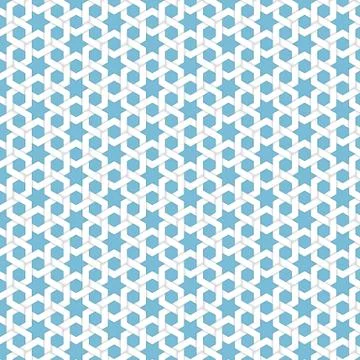 Vector abstract geometric islamic background. Based on ethnic muslim ornament Illustrazione stock