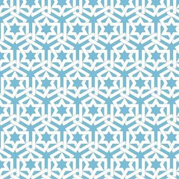 Vector abstract geometric islamic background. Based on ethnic muslim ornament Illustrazione stock