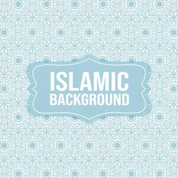 Vector abstract geometric islamic background Stock Illustration