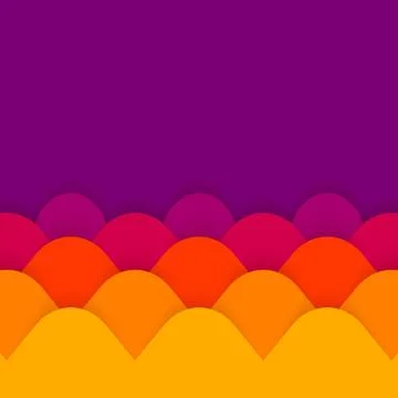 Vector abstract geometric paper cut background Stock Illustration