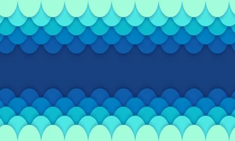 Vector abstract geometric paper cut background Stock Illustration