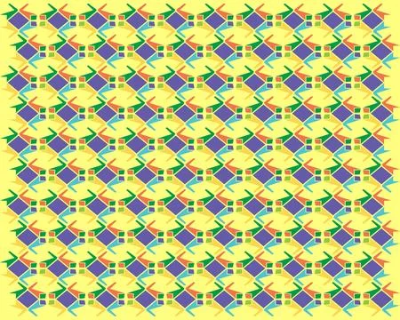 Vector of abstract geometric pattern and background Stock Illustration