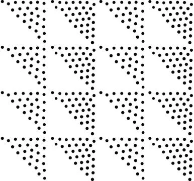 Vector abstract geometric seamless pattern. Repeating gradation in black and  Stock Illustration