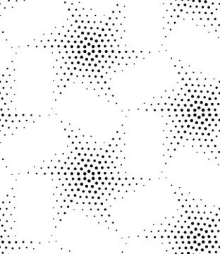 Vector abstract geometric seamless pattern. Repeating gradation in black and  Stock Illustration