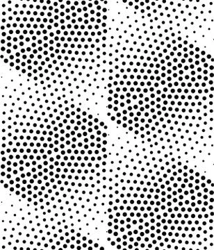 Vector abstract geometric seamless pattern. Repeating gradation in black and  Stock Illustration