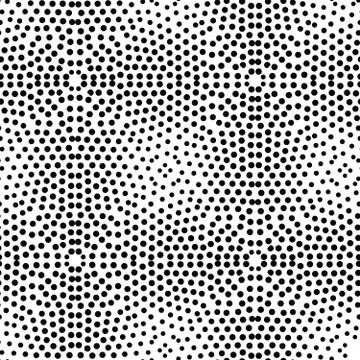 Vector abstract geometric seamless pattern. Repeating gradation in black and  Stock Illustration