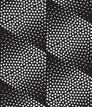 Vector abstract geometric seamless pattern. Repeating gradation in black and  Stock Illustration