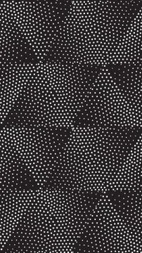 Vector abstract geometric seamless pattern. Repeating gradation in black and  Stock Illustration