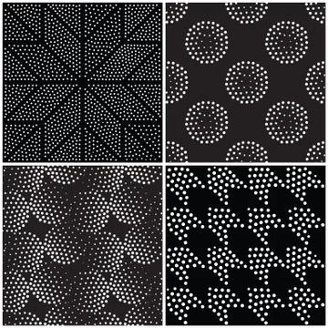 Vector abstract geometric seamless pattern. Repeating gradation Illustrazione stock