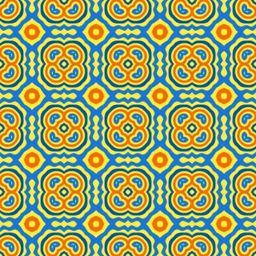 Vector abstract geometric seamless pattern. Stock Illustration