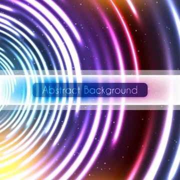 Vector abstract glowing background Stock Illustration