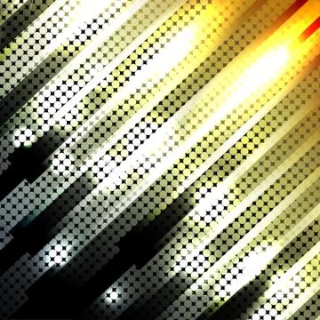 Vector abstract glowing disco background Stock Illustration