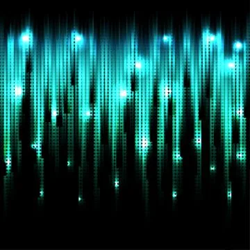 Vector abstract glowing disco background Stock Illustration