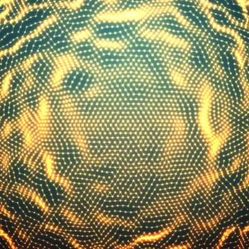 Vector abstract glowing point noise background. Array of glowing points in fo Ilustración de archivo