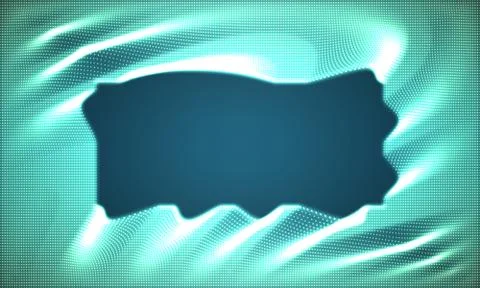 Vector abstract glowing point noise blue background. Array of shining points  Ilustración de archivo