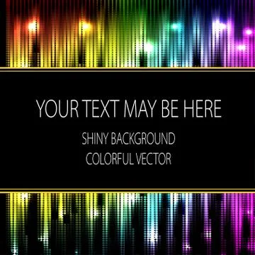 Vector abstract glowing rainbow background. Eps10 Stock Illustration