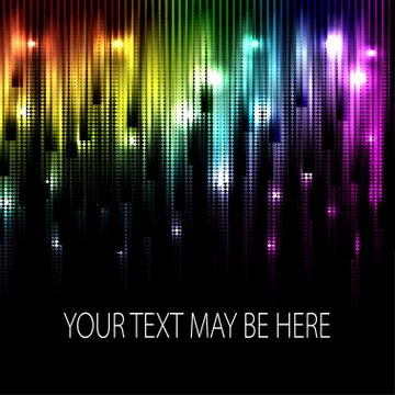 Vector abstract glowing rainbow background. Eps10 Stock Illustration