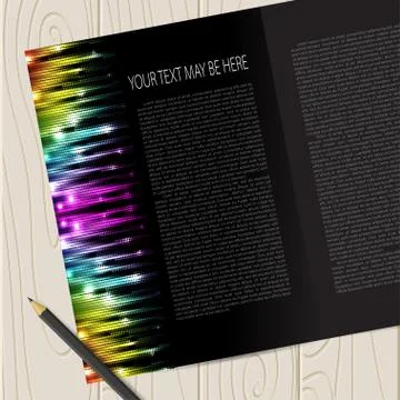 Vector abstract glowing rainbow background. Eps10 Stock Illustration