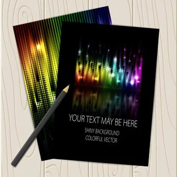 Vector abstract glowing rainbow background. Eps10 Stock Illustration