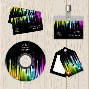 Vector abstract glowing rainbow background. Eps10 Stock Illustration