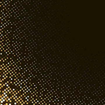 Vector abstract golden halftone background Stock Illustration