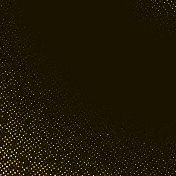 Vector abstract golden halftone background Stockillustratie