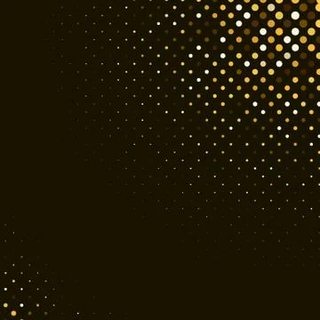 Vector abstract golden halftone background Stock Illustration