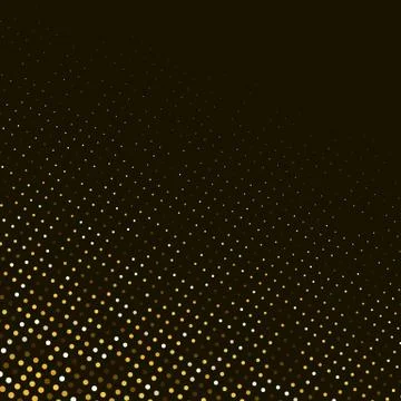 Vector abstract golden halftone background Stock Illustration