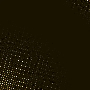 Vector abstract golden halftone background Stock Illustration