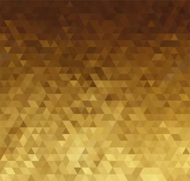 Vector Abstract golden triangle pattern background. CMYK color. No transparent Stock Illustration