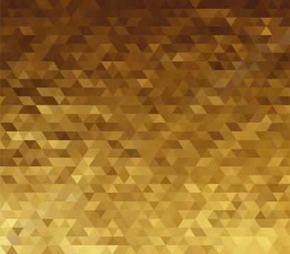 Vector Abstract golden triangle pattern background. CMYK color. No transparent Stock Illustration