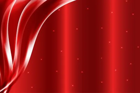 Vector abstract gradient red wide background with directional light, waves an Stock Illustration