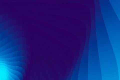 Vector abstract graphic illustration in the form of gradient blue and dark blue Stock Illustration