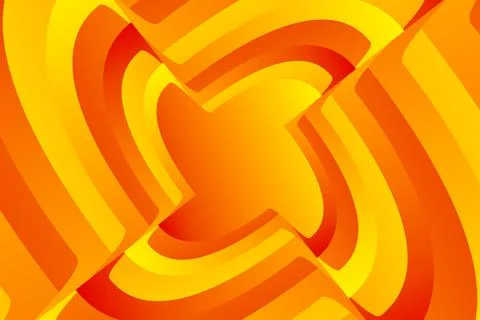 Vector abstract graphic illustration in the form of streaks of yellow-orange-red Stock Illustration