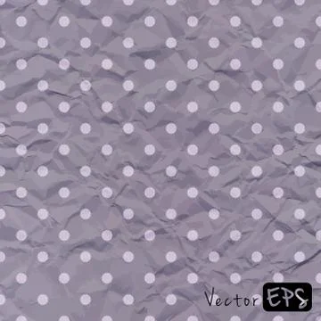 Vector abstract gray background crumpled old paper Stock Illustration