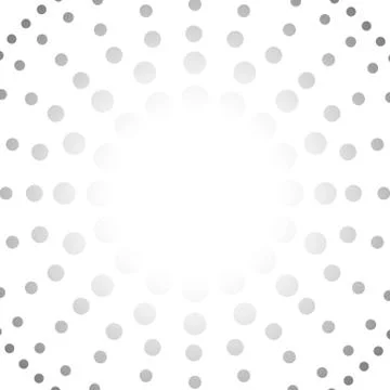 Vector : Abstract gray circle on white background Stock Illustration