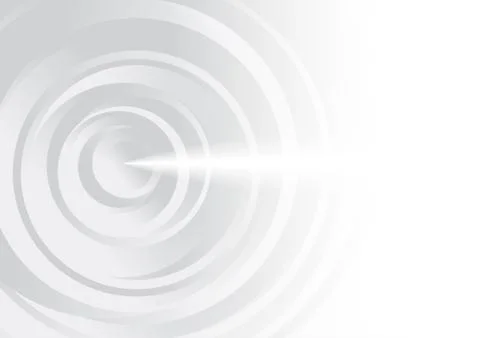 Vector : Abstract gray circle on white background Stock Illustration