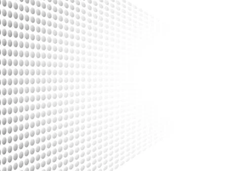 Vector : Abstract gray circles on white background Stock Illustration