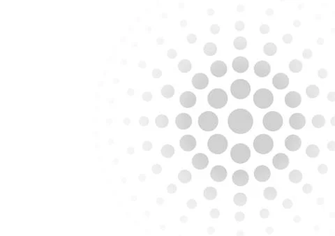 Vector : Abstract gray circles on white background Illustrazione stock