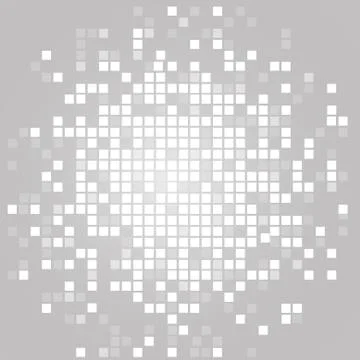 Vector : Abstract gray square on gray  background Stock Illustration