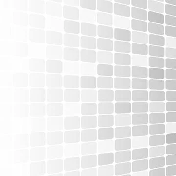 Vector : Abstract gray square with perspective on white background Stock Illustration