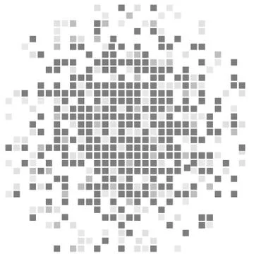 Vector : Abstract gray square on white background Illustrazione stock