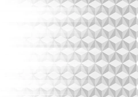 Vector : Abstract gray triangles on white background Illustrazione stock
