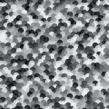 Vector abstract grayscale colorless overlap watercolor effect seamless pattern Illustration