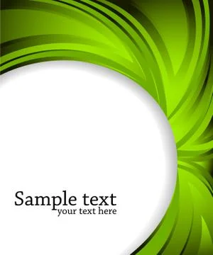 Vector abstract green background Stock Illustration