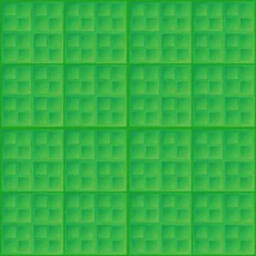 Vector abstract green seamless pattern - square tiles Stock Illustration