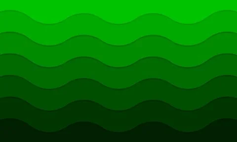 Vector abstract green wavy background Stock Illustration